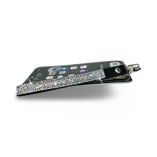 Crystal-Embellished Wrist Lanyard – Aurora Borealis (AB)